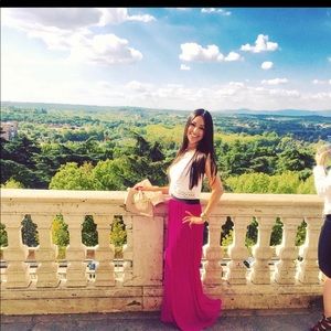 ‼️SOLD‼️Fuschia Maxi Skirt